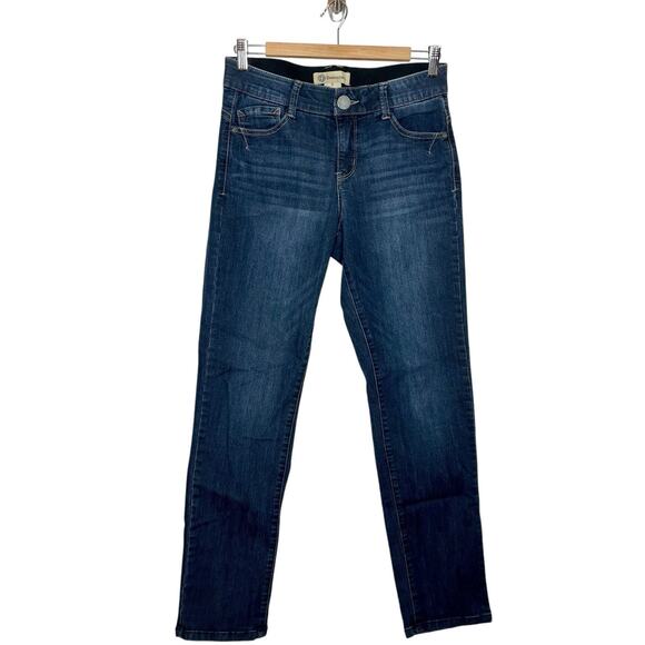Democracy Ab Technology Skinny Jeans Womens 6 Mid Rise Slimming Dark Wash - Picture 1 of 5